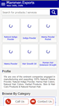 Mobile Screenshot of hennaexporter.net